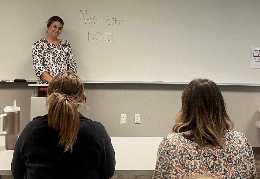 Mrs. Bailee Bailey, RN Program Coordinator at Bolivar Technical College, led an eight-week NCLEX prep course for the class of 2023.