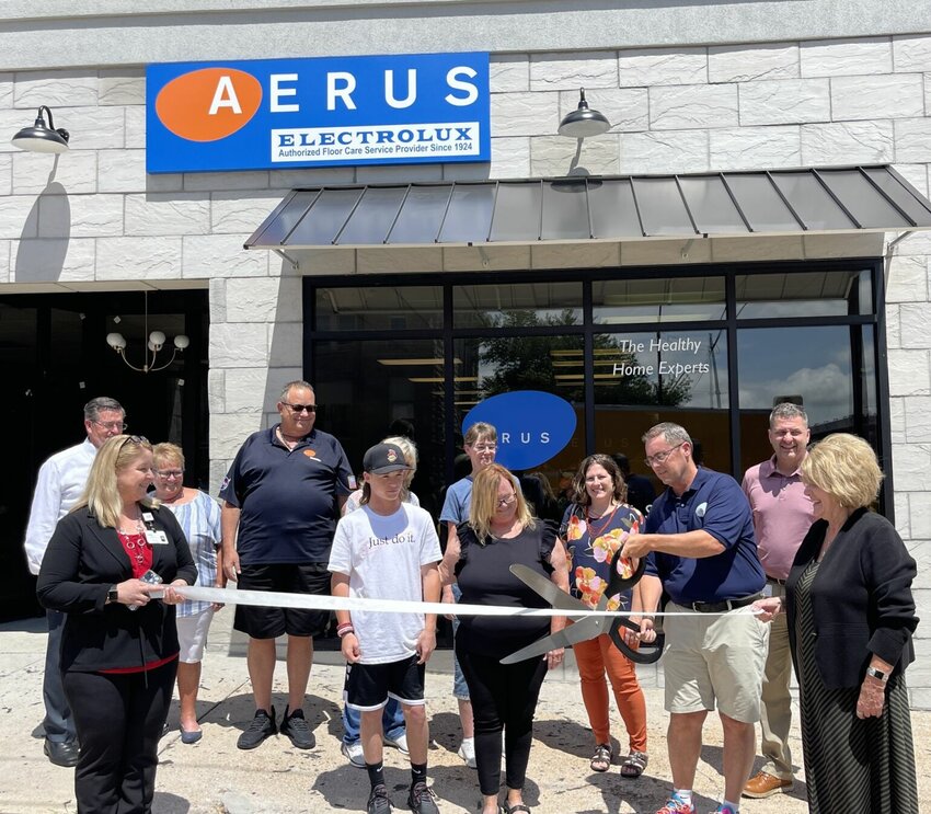 The Bolivar Area Chamber of Commerce hosted a ribbon cutting for the grand opening of Aerus, 113 E. Broadway, on Thursday, July 20. Aerus specializes in air and surface purification and services.
