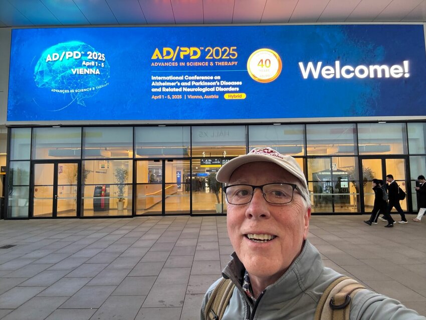 Dr. Schreiber at Alzheimer&rsquo;s conference in Vienna.   CONTRIBUTED PHOTOS