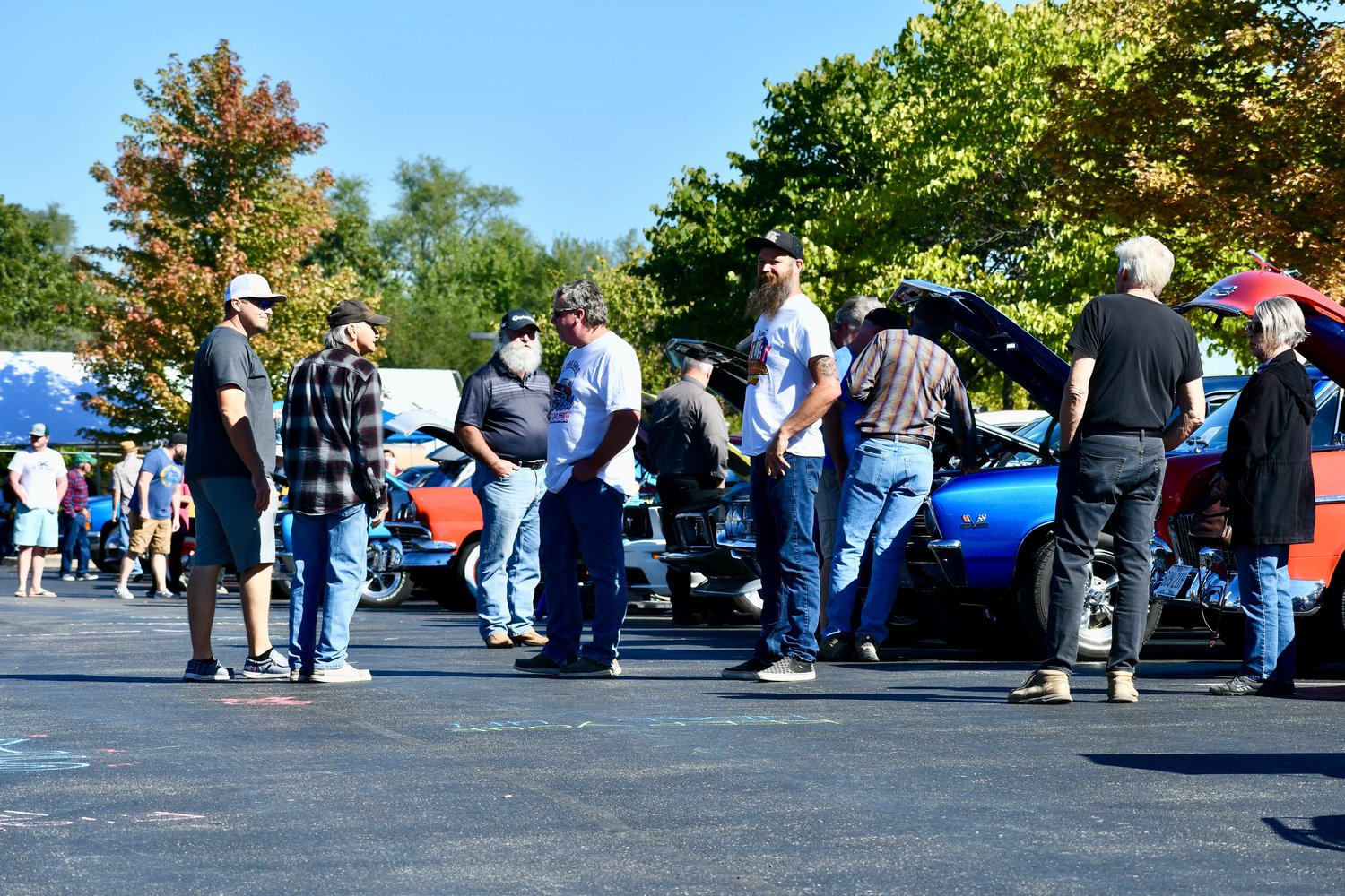 Temperatures were perfect Saturday morning Oct. 1 for the 2022 Car Show at the Central Care Cancer Center. Lots of colorful cars to see and some colors starting to adorn the trees.
