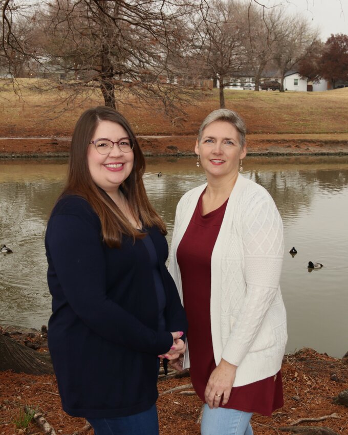 Erin Cooper (left) and Kate Bergeron (right)