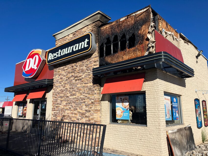 The Dairy Queen located on Valwood Parkway caught fire the evening of Nov. 14. It is unknown when the local restaurant will reopen.