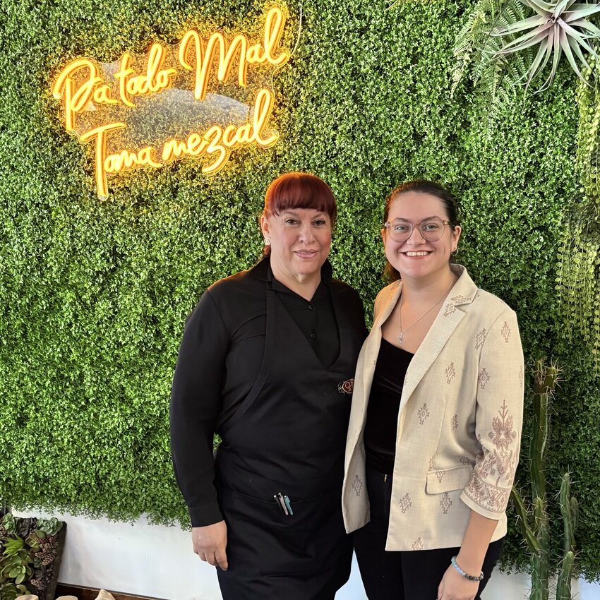 Owner and chef of The Victoria Restaurant, Francisca Alvarado (left), and her daughter Victoria Guajardo.