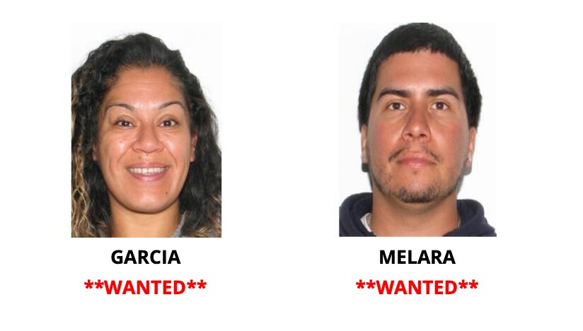 Wanted by the Prince William Police: Jasmine Garcia (Left) and Eric Yovany Melara (Right), both of Manassas, Virginia (Photos from 2022)