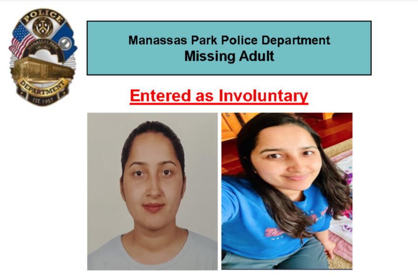 Manassas Park Police alert residents of a missing woman.