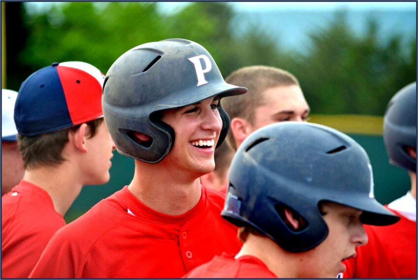 Josh Morrison played on the Patriot Pioneers' first varsity baseball team in 2012.