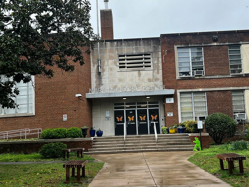 Mary Munford Elementary School, where Stephen Poore's children attend. Mary Munford is part of Richmond Public Schools.