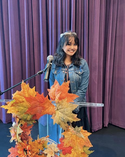 Michelle Garcia was crowned Poet Laureate of Prince William County at the Hylton Performing Arts Center on Oct. 9, 2022.