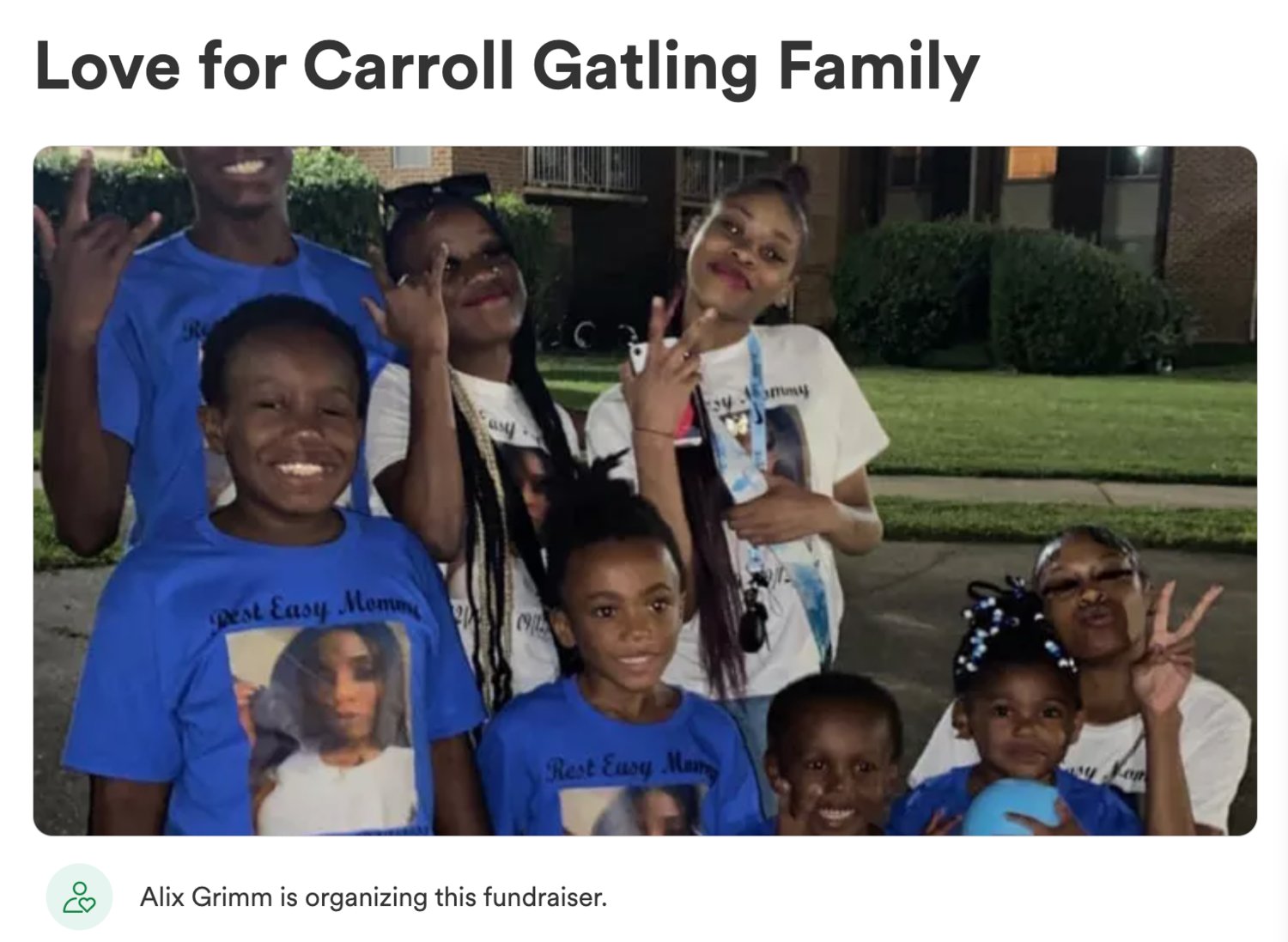 Member of the Carroll-Gatling Family