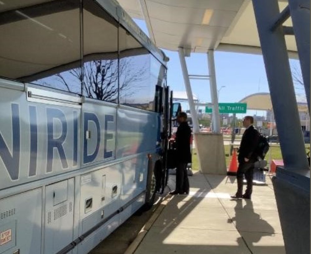 Man returns to taking public transit with OmniRide this week.