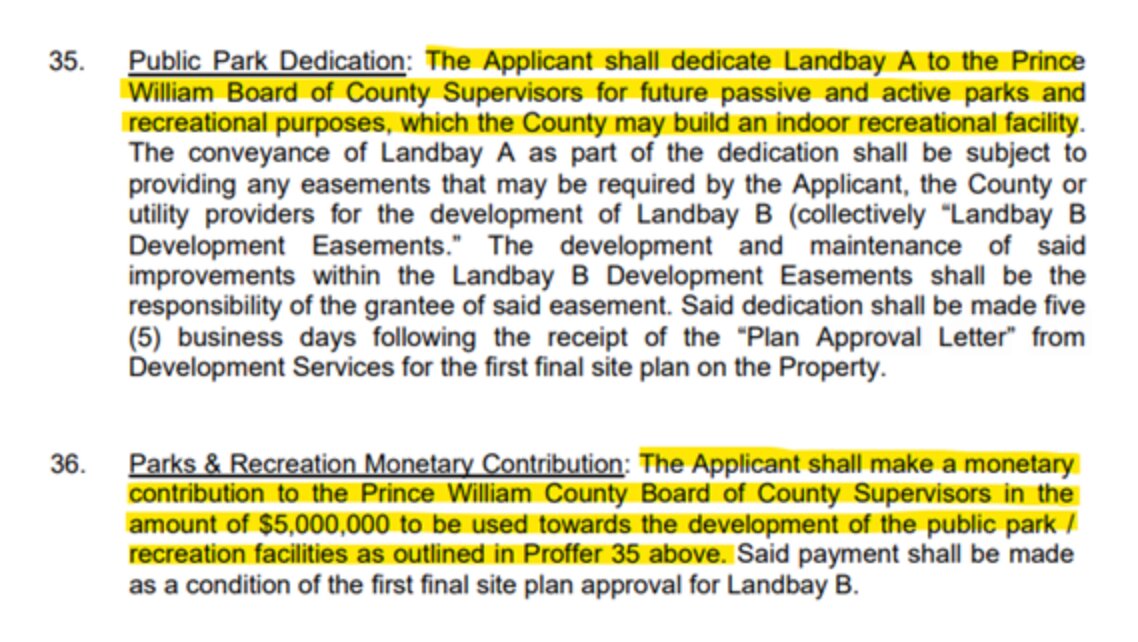 Language from the proffer amendments from the Devlin Technology Park rezoning application.