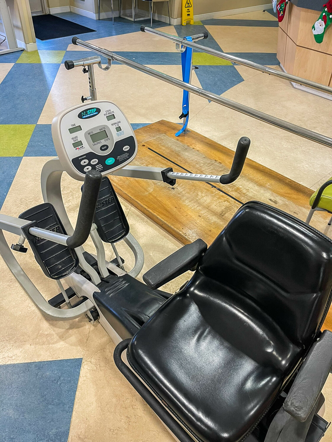 Rehab equipment available for Fauquier Health patients.