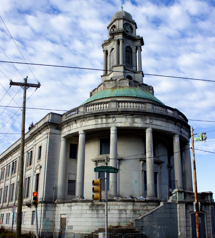 Germantown's iconic Town Hall is the subject of new interest by developers.