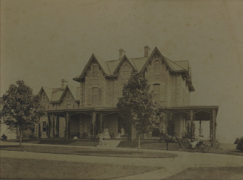 Wyncliffe, completed in 1876, was one of three large Victorian houses on the property.  It burned and was demolished in 2004.