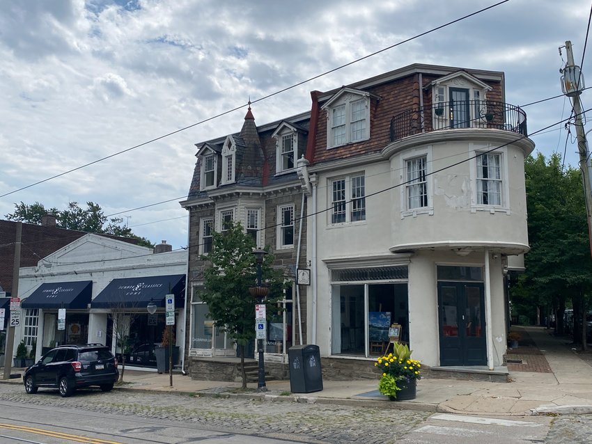 The former site of Under the Blue Moon, located at the corner of Germantown and Abington Avenues is one of five retail spaces Bowman seeks to downsize.