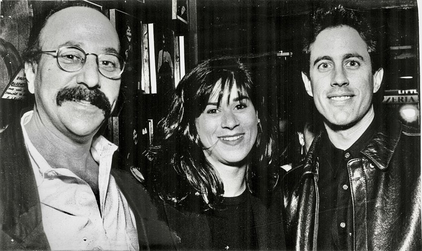 From 1989 to 1993, Kraus (left) was general manager of the legendary comedy club, Catch a Rising Star in New York, where he befriended stand-up comics including Jerry Seinfeld (right).