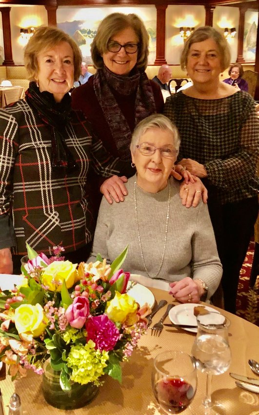 Sexton (right) is seen with her friends &mdash; Joanne Howald (seated), Marge&rsquo;s sister Patricia Conroy (top, left) and Linda Pirkle (middle). The group was celebrating Howald's birthday at a Center City restaurant.