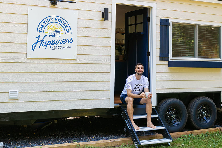 Danny Torrance, who has a long history of working for nonprofits, is the creator of the  new Tiny House of Happiness.