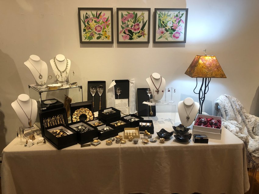 Jewelry at Woodmere Art Museum holiday gift shop