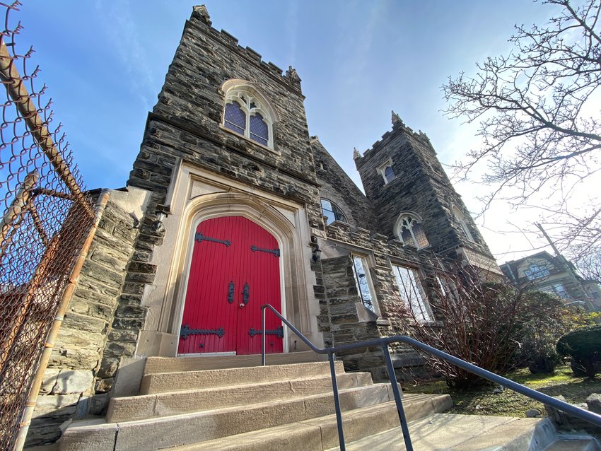 PECO's insistence that this former church on the corner of Germantown and Mt. Pleasant avenues get its own address before upgrading electrical service has thrown a glitch into Lantern Theater's plans to open a satellite location there.