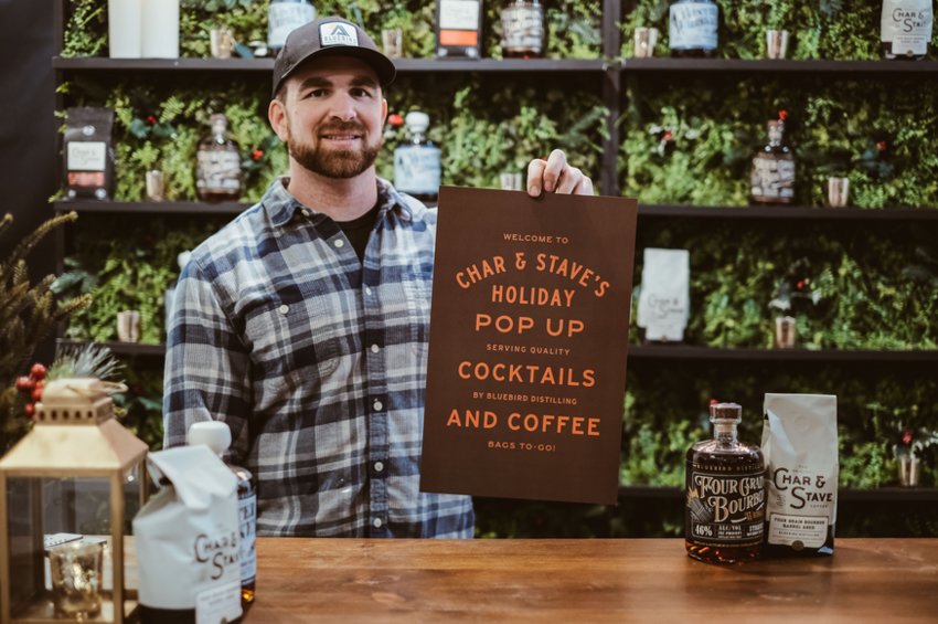 Jared Adkins, founder and owner of Char &amp; Stave in Chestnut Hill and Bluebird Distilling in Phoenixville.