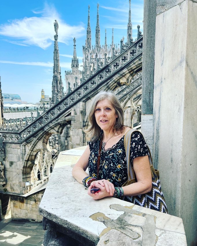 This photo of Wendy Feldman was taken by her daughter, Brynne, in Milan, Italy, last summer.
