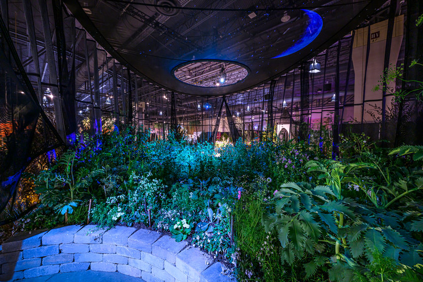 Apiary Studio, in Germantown, won awards for its night garden.