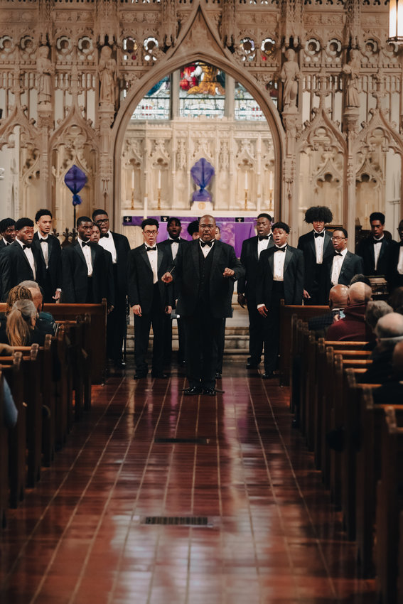 The Morehouse College Glee Club (seen here performing last year, under the direction of Dr. David Morrow) will perform in concert on Wednesday, March 22, from 7 to 9 p.m. at Grace Epiphany Episcopal Church at 224 E. Gowen Ave. in Mt. Airy. The event is sponsored by the Greater Philadelphia Chapter of the Morehouse College Alumni Association, and a portion of the ticket sales ($33.85-$55.20) includes a donation to a Morehouse scholarship fund. Tickets are available at eventbrite.com.