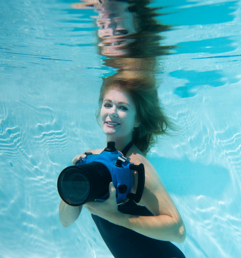 East Mt. Airy resident Julia Lehman, who thinks she may be the only photographer in the Philadelphia area who specializes in underwater shoots, has found that the medium &ldquo;clears your mind and forces you to trust your body.&rdquo;