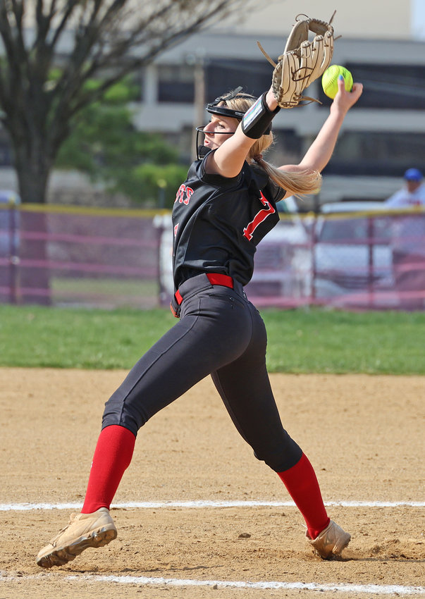 Sophomore pitcher Liv Reynolds went the distance for Germantown Academy in a convincing victory at Archbishop Carroll.