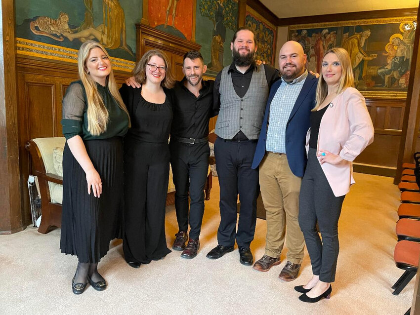 Variant 6 vocal ensemble will perform in a classical music concert entitled &ldquo;Sacred and Profane,&rdquo; Saturday, April 22, at Woodmere Art Museum in Chestnut Hill.