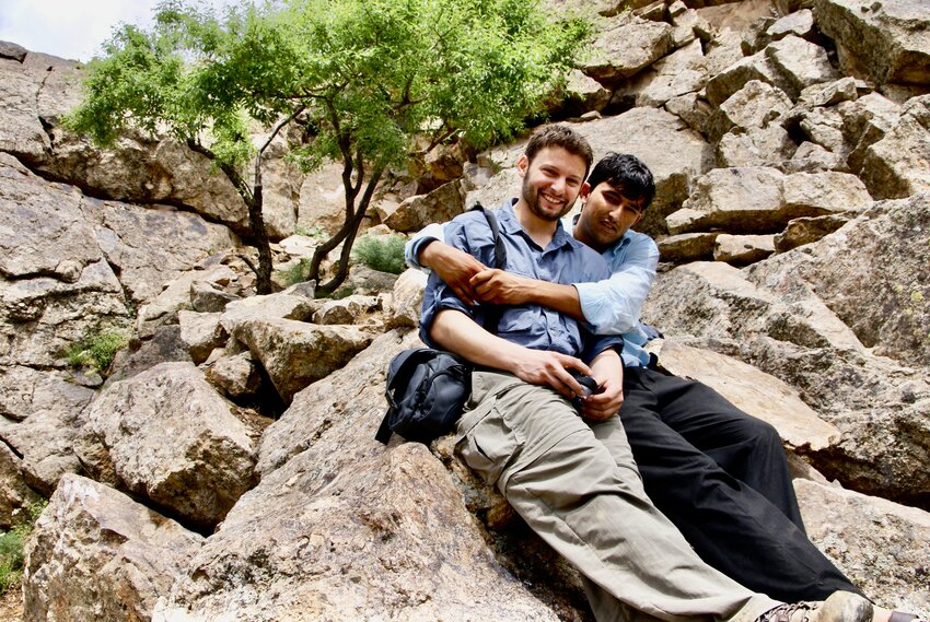 The close friendship between Chestnut Hill author Jeffrey Stern (left) and Aimal (last name withheld), former taxi driver and arms dealer in Afghanistan, is the subject of Stern's powerful new book, &ldquo;The Mercenary.&rdquo;