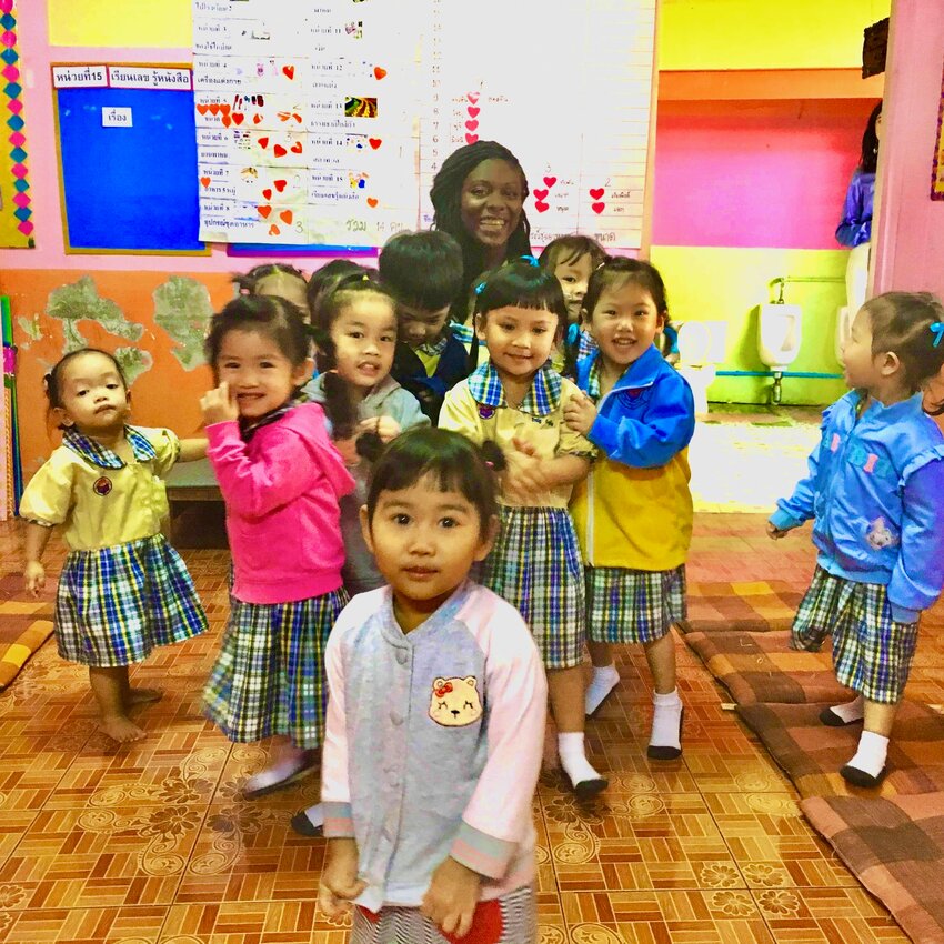 Author and publisher Sherrie Elle spent four years in Thailand, teaching English to children there and returning to Philadelphia six months ago.