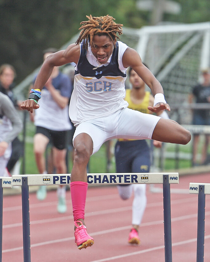 Blue Devils sophomore Tony Hicks won gold medals in both of the hurdling events.