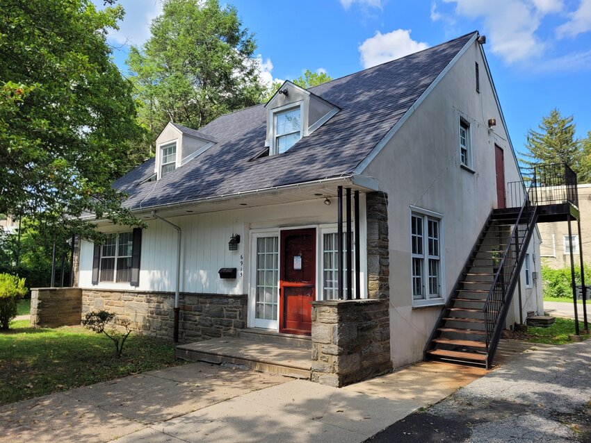 The city has issued a permit that would allow the demolition of this two-story home at 6915 Germantown Ave., currently used by a nonprofit agency to house disabled people.&nbsp;