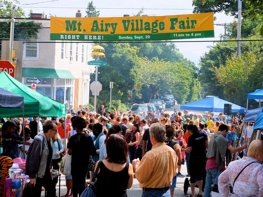The streets are always filled with people at the Mt. Airy Village Fair, returning Oct. 1 to Carpenter Lane and Greene Street.