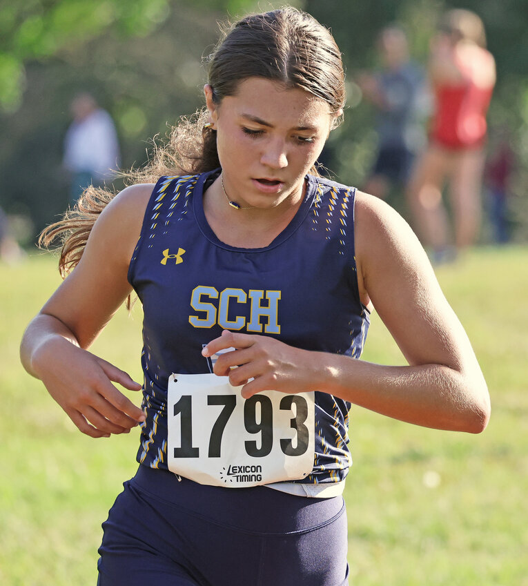The first Springside Chestnut Hill finisher at last week's meet was Bella Tinneny, an eighth-grader.