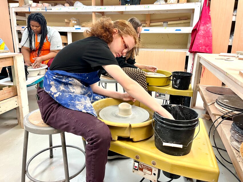 Art programming at Allens Lane includes a wide variety of visual and performing arts, as well as a fully equipped ceramics studio.