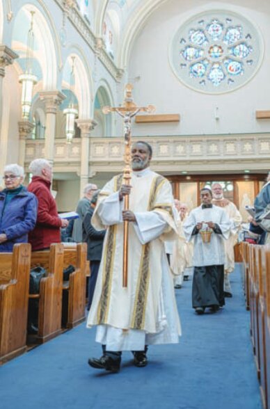 More than 200 congregants attended a service Monday to &ldquo;seal the holy door&rdquo; at the Basilica Shrine of Our Lady of the Miraculous Medal in East Germantown, a tradition that marks the beginning of Catholic preparation for the holy year to come in 2025.The shrine was elevated to basilica status in late 2022 after a years-long application process that culminated in a decree issued by Pope Francis. As a minor basilica, the shrine and the chapel that houses it have special responsibilities and privileges, and denotes a special bond of communion with the pope.