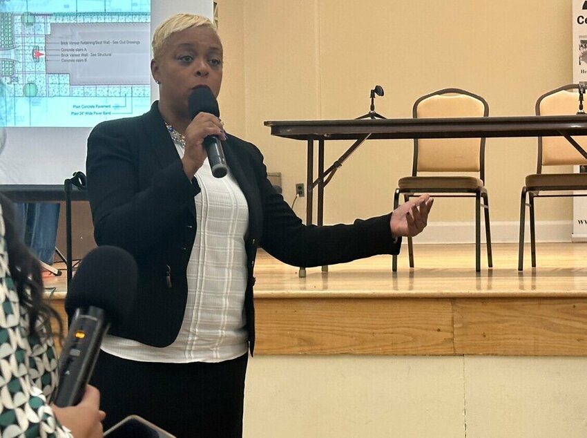 Cindy Bass, leader of the 22nd Democratic ward and 8th District City Councilmember. Last month, 11 committee people were removed from her ward for supporting Working Families Party candidates in November's election.