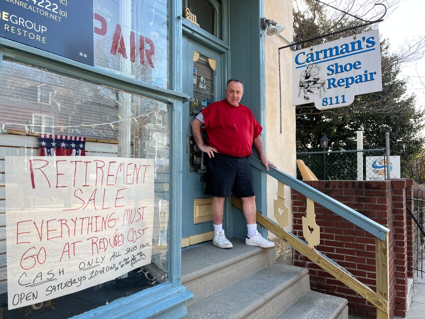 Carman's Shoe Repair, one of Chestnut Hill&rsquo;s oldest businesses, is closing.