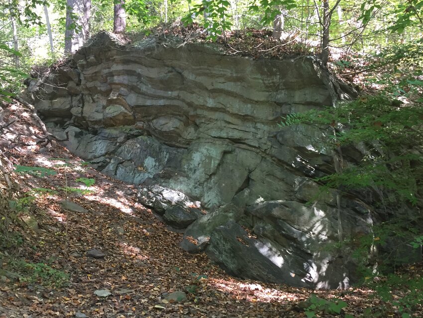 Large boulders are notable elements of the park.