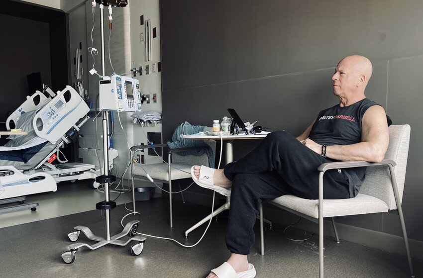 Aaron endured six cycles of chemotherapy &mdash; five days of non-stop chemo drip followed by 15 days of rest &mdash; at the University of Pennsylvania Hospital.