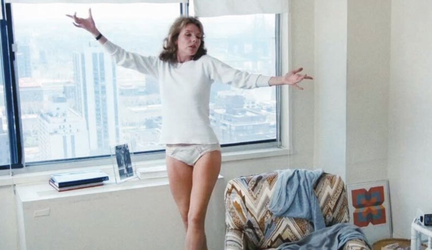Jill Clayburgh performs a dance of liberation in &quot;An Unmarried Woman,&quot; director Paul Mazursky's 1978 film about a Manhattan woman's divorce and rebirth.