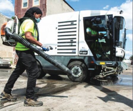 Germantown will see the Philadelphia Streets Department's mechanical sweepers more often as part of Mayor Cherelle Parker's effort to help Philadelphia shed its reputation for being dirty.