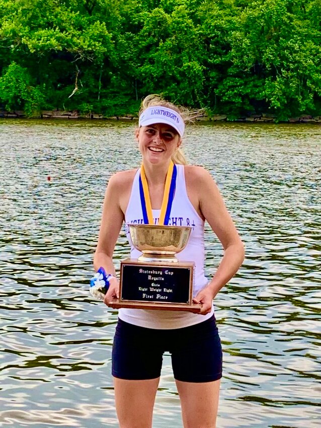 Caroline's Lightweight 8 boat was the 2019 Stotesbury Regatta champion as well as the Scholastic Rowing Association of America National Champion.