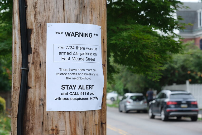 Neighbors have posted signs about the incident, warning residents to be on the lookout for suspicious activity.
