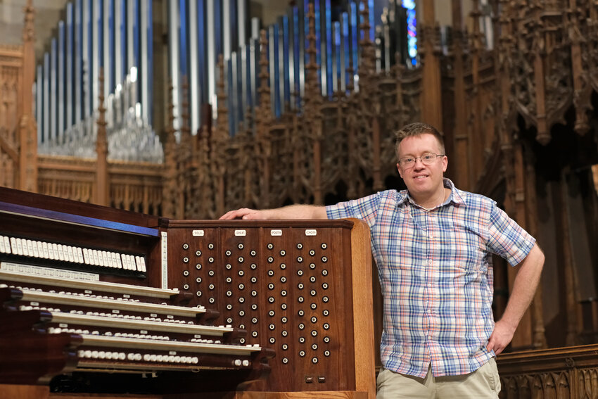 Andrew Kotylo, the director of music at St. Paul's Episcopal Church, will be using the newly restored organ in a celebratory recital on Friday, Sept. 27.