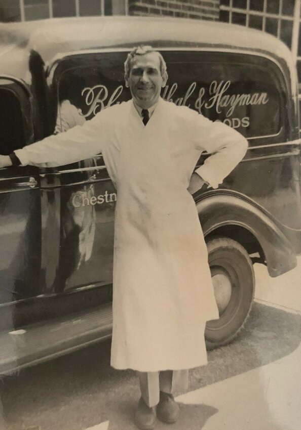 Lois Villemaire's new book of poetry, &ldquo;My Eight Greats,&rdquo; is full of poems about  Chestnut Hill, and features her maternal grandfather, Sam Blumenthal, (above),  who operated a grocery store, Blumenthal &amp; Hayman, at 8512-14 Germantown  Ave. in Chestnut Hill in the 1930s.