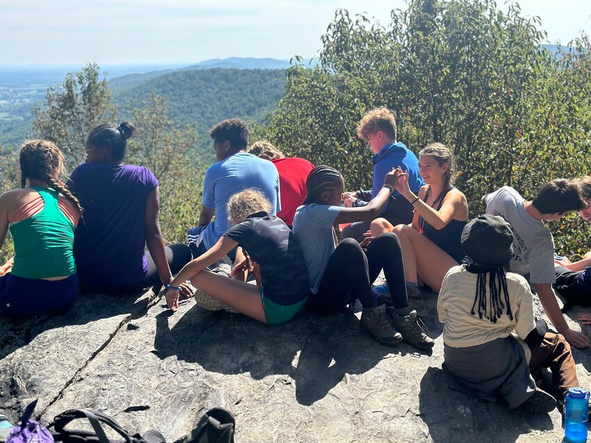 SCH freshmen start their school year with a five-day backpacking expedition with the Philadelphia Outward Bound School.